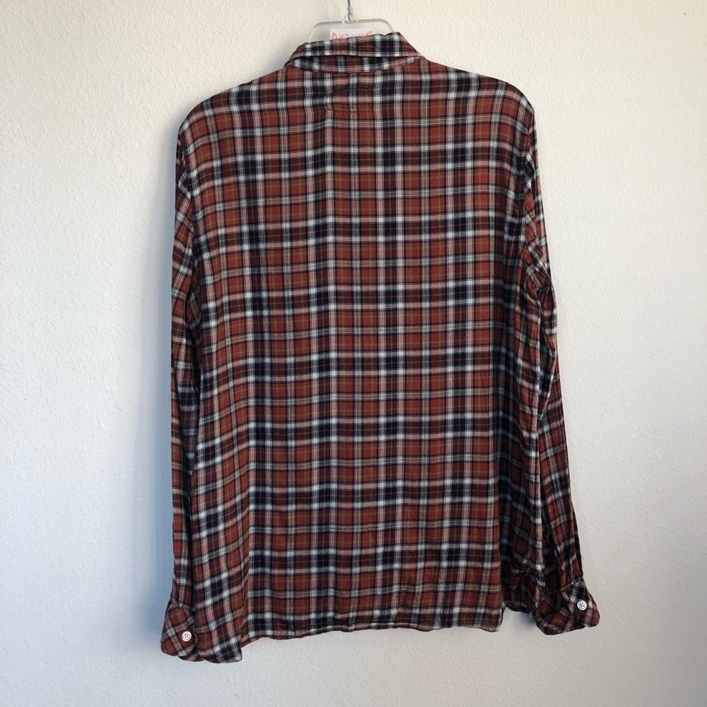Current Elliott Button Down Plaided Ls Shirt - image 4